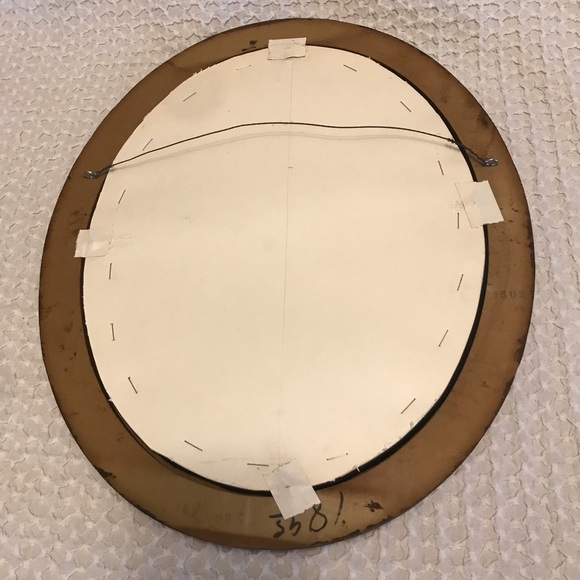 Vintage Kitten wall hanging handmade felted artwork orange tabby cat oval frame - Picture 7 of 7